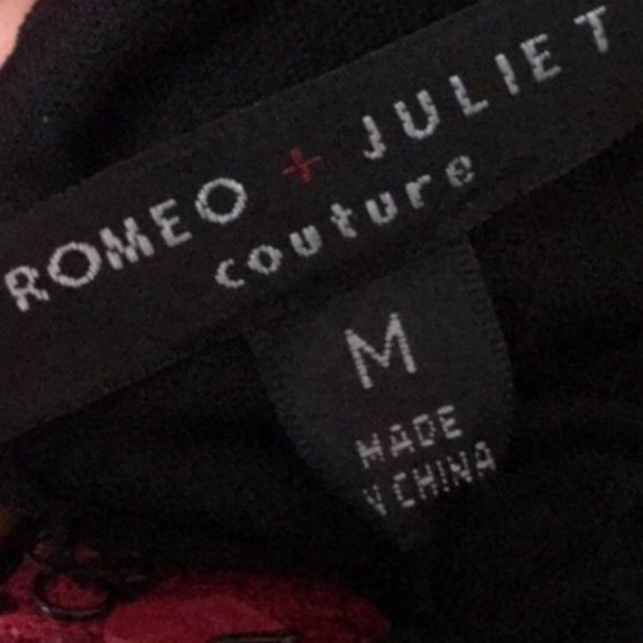 Romeo & Juliet Couture Red Crochet Midi Dress - Picture 8 of 8